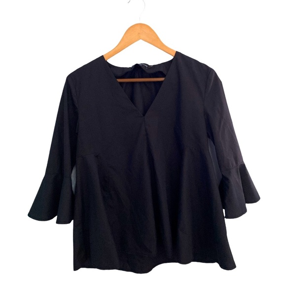 Tuckernuck Tops - Medium Blouse Top in Black Pomander Place